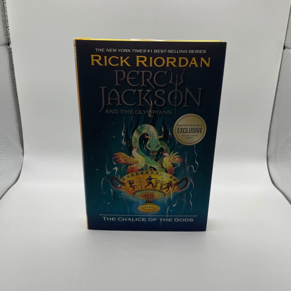 Rick Riordan Percy Jackson The Chalice of the Gods Exclusive Hardcover 1st Ed